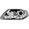 Φανάρια εμπρός Vw Passat 3C (2005-2010) led - chrome , χωρίς λάμπες (Η7) - σετ 2τμχ.