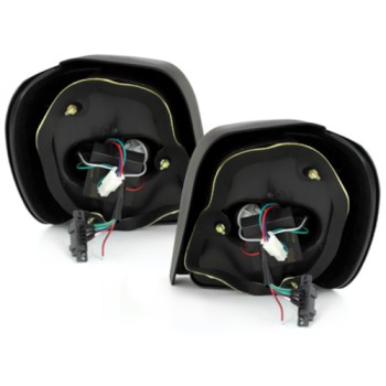 Πίσω φανάρια led Vw Polo 6N (1994-1999) - μαύρα - σετ 2τμχ.