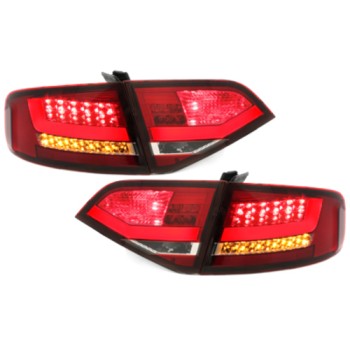 Πίσω φανάρια led Audi A4 sedan (2007-2011) - κόκκινα / chrome - σετ 2τμχ. Πίσω φανάρια led Audi A4 sedan (2007-2011) - κόκκινα / chrome - σετ 2τμχ.