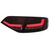 Πίσω φανάρια led Audi A4 sedan (2007-2011) - κόκκινα φιμέ - σετ 2τμχ.