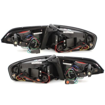 Πίσω φανάρια led Audi A4 sedan (2007-2011) - κόκκινα φιμέ - σετ 2τμχ.