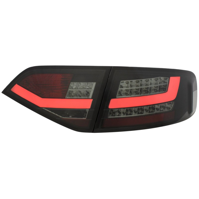 Πίσω φανάρια led Audi A4 sedan (2007-2011) - φιμέ - σετ 2τμχ.