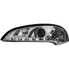 Φανάρια εμπρός Opel Tigra (1991-2000) led - chrome , με λάμπες (Η1) - σετ 2τμχ.