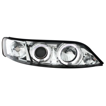 Φανάρια εμπρός Opel Vectra B (1996-1999) angel eyes, με λάμπες (Η1) - σετ 2τμχ.