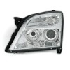 Φανάρια εμπρός Opel Vectra C (2002-2005) angel eyes - chrome , χωρίς λάμπες (Η7) - σετ 2τμχ.