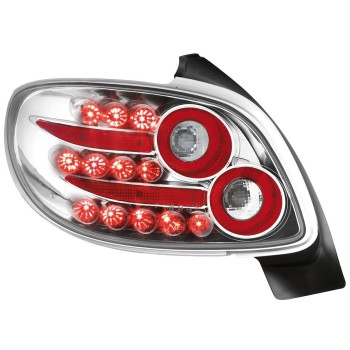 Πίσω φανάρια led Peugeot 206 - σετ 2τμχ.