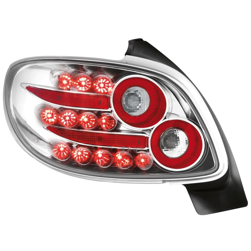 Πίσω φανάρια led Peugeot 206 - σετ 2τμχ.