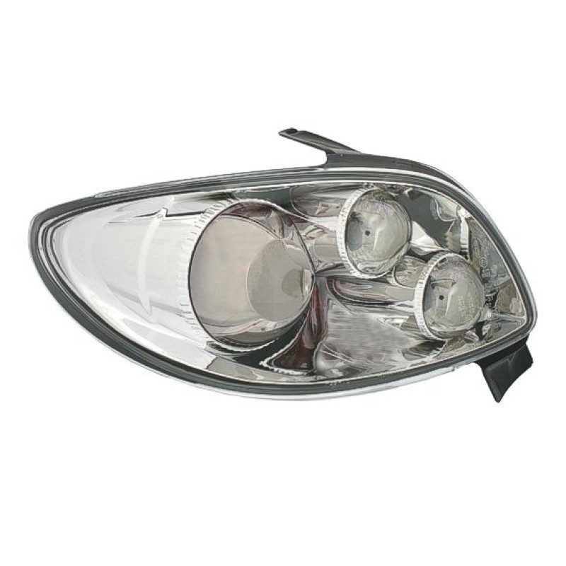 Πίσω φανάρια Peugeot 206 - χρωμίου - σετ 2τμχ.