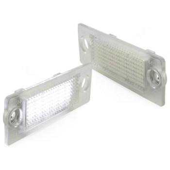 Πλαφονιέρα πίσω πινακίδας Vw Caddy / Passat 2001-2005 / Golf 5 Plus / Touran / Transporter - 2 τμχ.