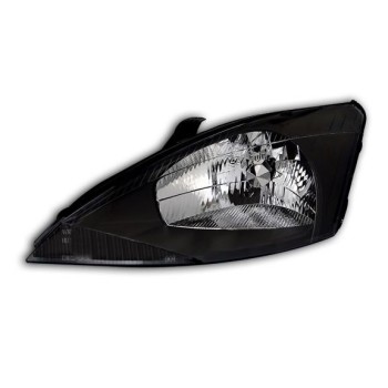 Φανάρια εμπρός Ford Focus (1998-2001) - μαύρα , με λάμπες (Η4) - σετ 2τμχ. Φανάρια εμπρός Ford Focus (1998-2001) - μαύρα , με λάμπες (Η4) - σετ 2τμχ.