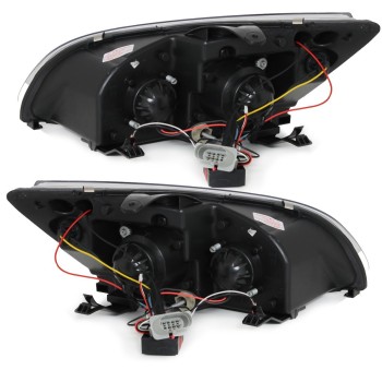 Φανάρια εμπρός Ford Focus (2005-2008) Devil eyes led - μαύρα , με λάμπες (Η1) - σετ 2τμχ. Φανάρια εμπρός Ford Focus (2005-2008) Devil eyes led - μαύρα , με λάμπες (Η1) - σετ 2τμχ.