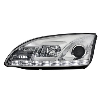 Φανάρια εμπρός Ford Focus (2005-2008) Devil eyes led - χρωμίου , με λάμπες (Η1) - σετ 2τμχ. Φανάρια εμπρός Ford Focus (2005-2008) Devil eyes led - χρωμίου , με λάμπες (Η1) - σετ 2τμχ.