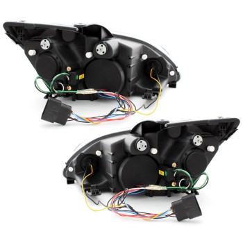 Φανάρια εμπρός Ford Focus (2005-2008) Devil eyes led - χρωμίου , με λάμπες (Η1) - σετ 2τμχ. Φανάρια εμπρός Ford Focus (2005-2008) Devil eyes led - χρωμίου , με λάμπες (Η1) - σετ 2τμχ.