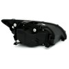 Φανάρια εμπρός led Ford Focus (2005-2008) angel eyes - μαύρα , με λάμπες (Η1) - σετ 2τμχ.