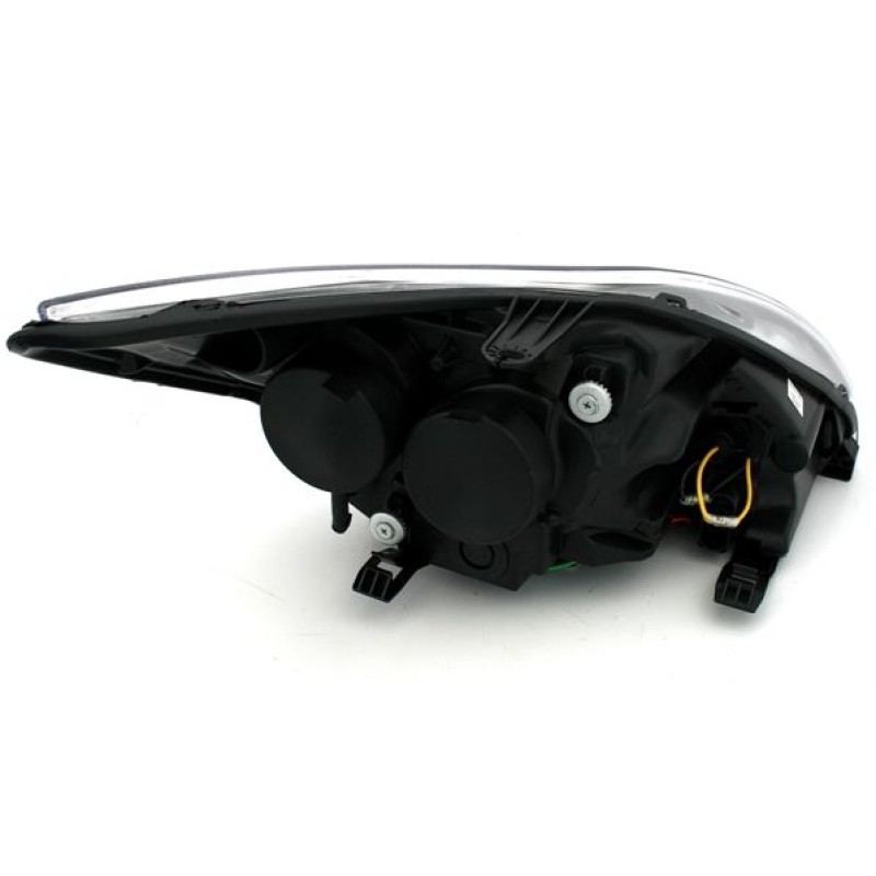 Φανάρια εμπρός Ford Focus (2008-2011) - μαύρα , με λάμπες (Η1) - σετ 2τμχ.