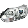 Φανάρια εμπρός Ford Focus (2011-2014) led - chrome , χωρίς λάμπες (Η7) - σετ 2τμχ.