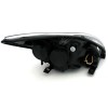 Φανάρια εμπρός Ford Focus (2008-2011) led angel eyes - μαύρα , με λάμπες (Η1) - σετ 2τμχ.