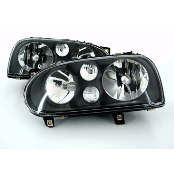Φανάρια εμπρός Vw Golf ΙΙΙ R32 Hella design , χωρίς λάμπες (Η7) - σετ 2τμχ.