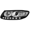 Φανάρια εμπρός Hyundai Santa Fe (2006-2009) led , χωρίς λάμπες (Η7) - σετ 2τμχ.