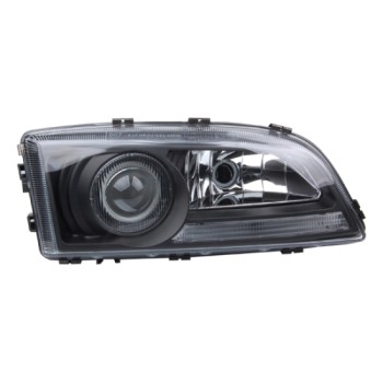 Φανάρια εμπρός Volvo S/V/C 70 (1997-2000) - μαύρα , με λάμπες (Η1) - σετ 2τμχ.