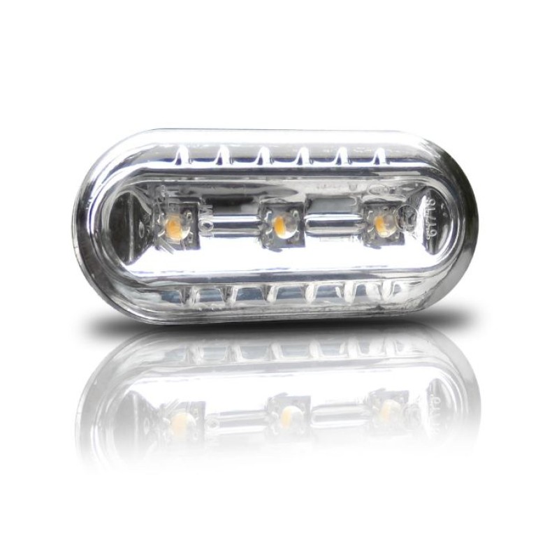 Led φλας φτερού Vw / Ford / Seat -χρωμίου - σετ 2τμχ.