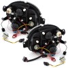 Φανάρια εμπρός Renault Twingo (1992-1998) angel eyes - chrome , με λάμπες (Η1) - σετ 2τμχ.
