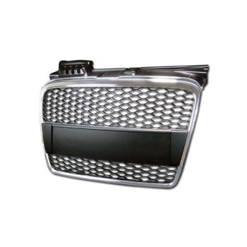Μάσκα Audi A4 B7 (2004-2007)- RS Look πλαίσιο χρωμίου, χωρίς σήμα