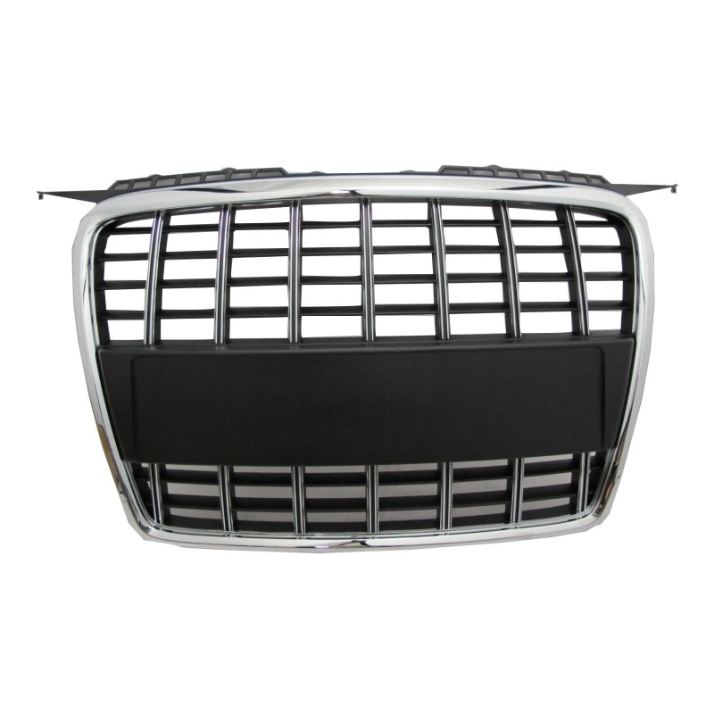 Μάσκα Audi A3 (2003-2008) με βάση για σήμα - S3 Look πλαίσιο χρωμίου
