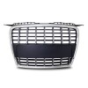 Μάσκα Audi A3 (2003-2008) με βάση για σήμα - S3 Look πλαίσιο χρωμίου