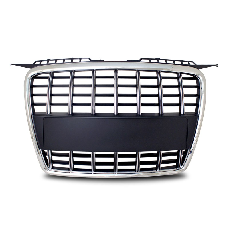 Μάσκα Audi A3 (2003-2008) με βάση για σήμα - S3 Look πλαίσιο χρωμίου