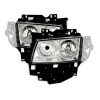 Φανάρια εμπρός Vw Transporter T4 (1997-2003) angel eyes, χωρίς λάμπες (Η7) - σετ 2τμχ.