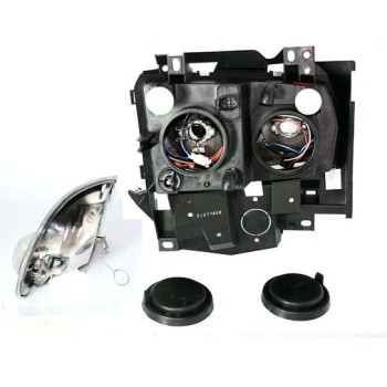 Φανάρια εμπρός Vw Transporter T4 (1997-2003) angel eyes, χωρίς λάμπες (Η7) - σετ 2τμχ.