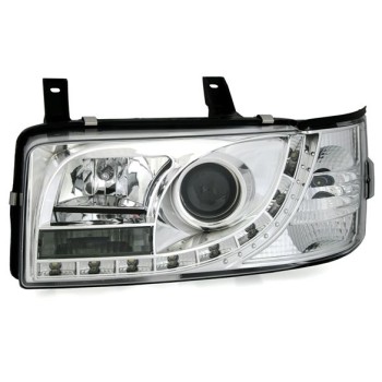 Φανάρια εμπρός Vw Transporter T4 (1990-2003) led , με λάμπες (Η1) - σετ 2τμχ.