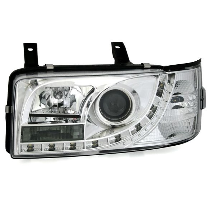 Φανάρια εμπρός Vw Transporter T4 (1990-2003) led , με λάμπες (Η1) - σετ 2τμχ.