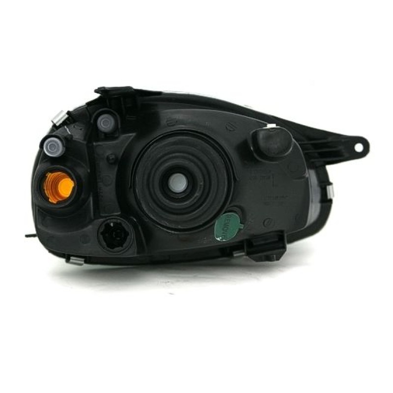 Φανάρια εμπρός Opel Corsa B (1993-2001) - μαύρα , χωρίς λάμπες (Η4) - σετ 2τμχ.