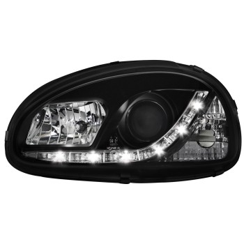 Φανάρια εμπρός Opel Corsa B (1993-2001) led - μαύρα , με λάμπες (Η1) - σετ 2τμχ. Φανάρια εμπρός Opel Corsa B (1993-2001) led - μαύρα , με λάμπες (Η1) - σετ 2τμχ.