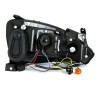 Φανάρια εμπρός Opel Corsa C (2001-2006) led - chrome , με λάμπες (Η1) - σετ 2τμχ.