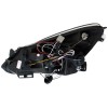 Φανάρια εμπρός Opel Corsa D (2006-2010) led angel eyes - μαύρα , με λάμπες (Η1) - σετ 2τμχ.