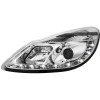 Φανάρια εμπρός Opel Corsa D (2006-2010) led - χρωμίου , με λάμπες (Η1) - σετ 2τμχ.