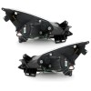 Φανάρια εμπρός Opel Corsa D (2006-2010) led - black , με λάμπες (Η1) - σετ 2τμχ.