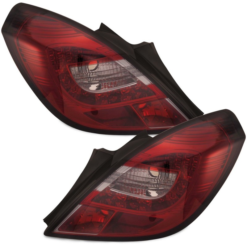 Πίσω φανάρια led Opel Corsa D (2006-2010) - σετ 2τμχ.