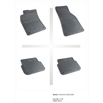 Λαστιχένια πατάκια Audi A6 C6 (2004-2006) - 4τμχ. Λαστιχένια πατάκια Audi A6 C6 (2004-2006) - 4τμχ.