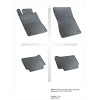Λαστιχένια πατάκια MERCEDES E-Class W211 (2002-2009) / CLS C219 (2004-2010) - 4τμχ.