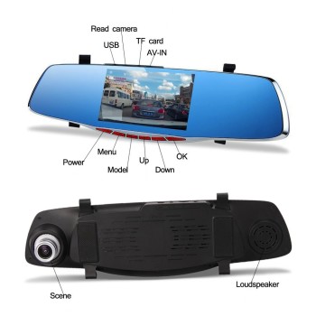 Βίντεο καταγραφέας 1080 FULL HD με 5" LCD οθόνη ,κάμερα οπισθοπορείας και G-Sensor Βίντεο καταγραφέας 1080 FULL HD με 5" LCD οθόνη ,κάμερα οπισθοπορείας και G-Sensor