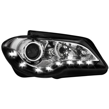 Φανάρια εμπρός Vw Touran (2006-2010) led , μαύρα , χωρίς λάμπες (Η7) - σετ 2τμχ. Φανάρια εμπρός Vw Touran (2006-2010) led , μαύρα , χωρίς λάμπες (Η7) - σετ 2τμχ.