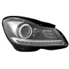 Φανάρια εμπρός Mercedes C-CLASS W204 (2011-2014) led lightbar , με λάμπες (Η1) - σετ 2τμχ.