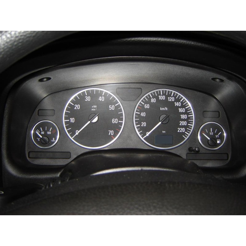 Δαχτυλίδια καντράν Opel Astra G / Zafira A - χρωμίου