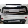 Bull - bar Hyundai Santa Fe (2010-2012) - ασημένια - σετ εμπρός και πίσω