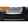 Bull - bar Hyundai Santa Fe (2010-2012) - μαύρα - σετ εμπρός και πίσω