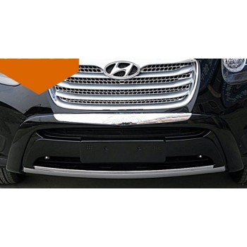 Bull - bar Hyundai Santa Fe (2010-2012) - μαύρα - σετ εμπρός και πίσω